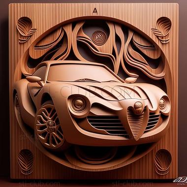 3D мадэль Alfa Romeo SZ (STL)